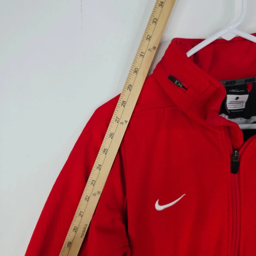 Nike SMU Volleyball Therma-FIT Sphere Jacket Men L Red Full Zip Hooded Softshell